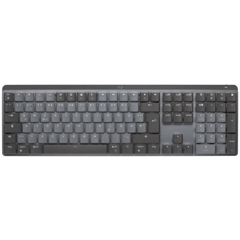 Vezetéknélküli billentyűzet Logitech MX Mechanical Illuminated Performance graf fotó, illusztráció : 920-010756