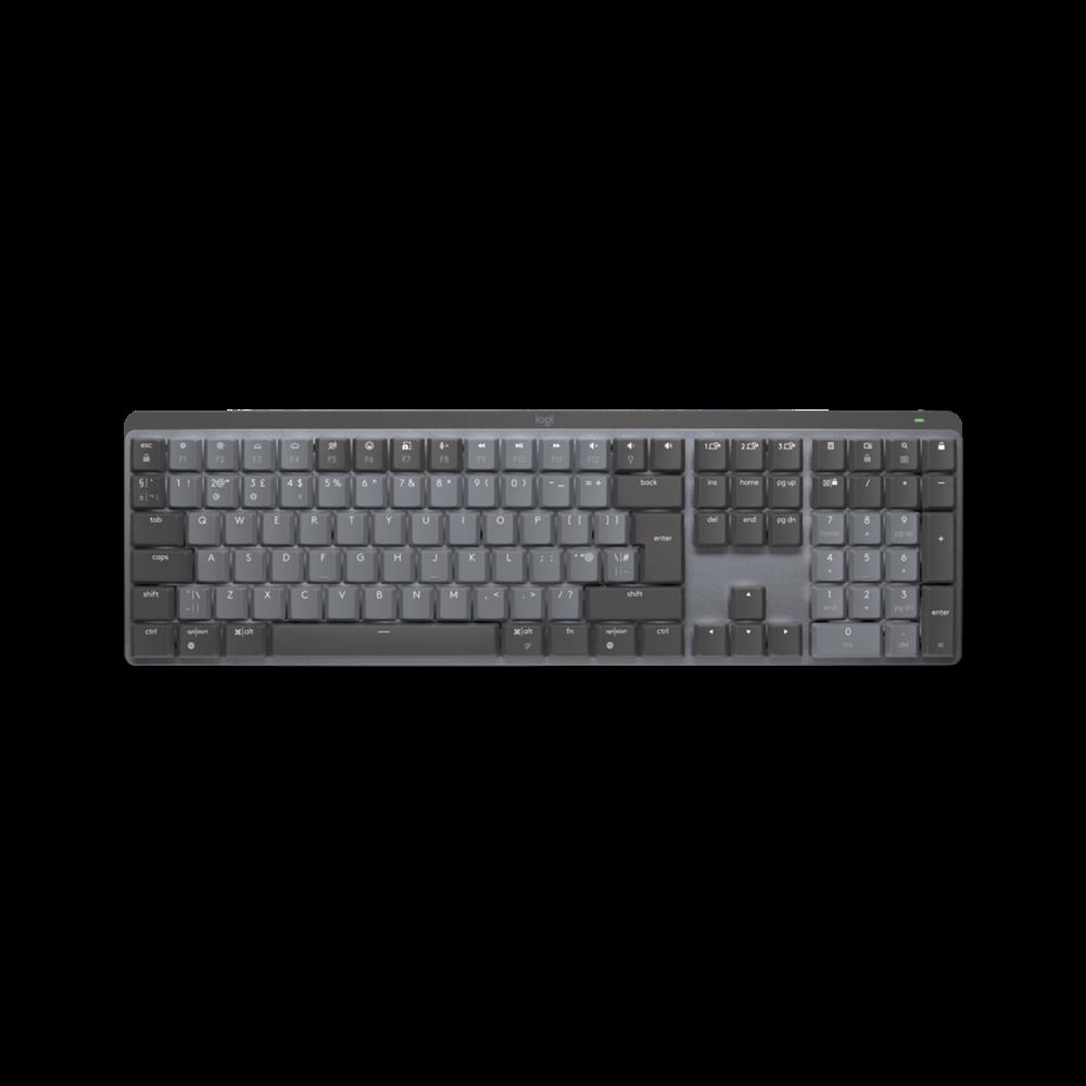 Vezetéknélküli billentyűzet Logitech MX Mechanical Tactile Quiet grafitszürke U fotó, illusztráció : 920-010757