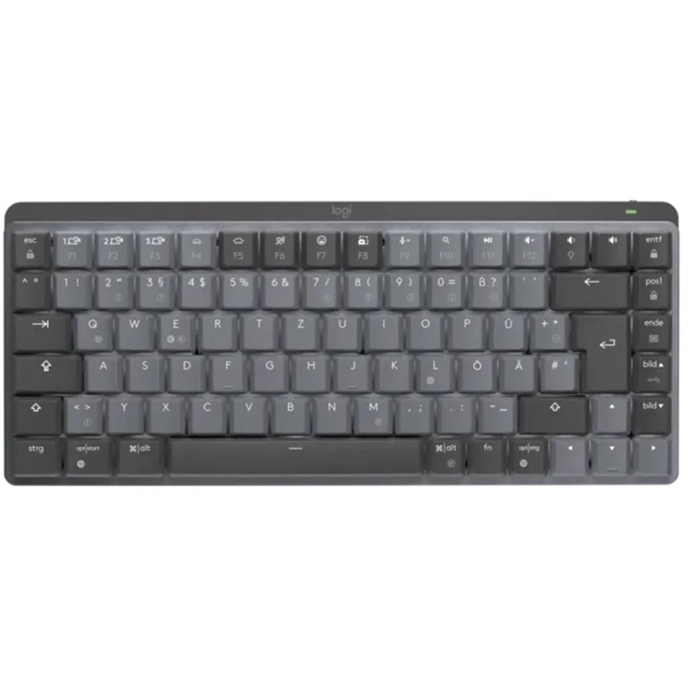 Vezetéknélküli billentyűzet Logitech MX Mechanical Mini Minimalist Illuminated fotó, illusztráció : 920-010779