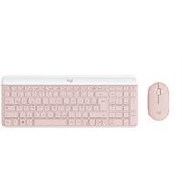 Vezetknlkli billentyzet + egr Logitech MK470 rzsaszn HU