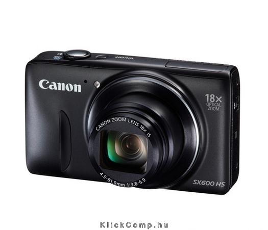 Digitális fényképezőgép Canon PowerShot SX600 fekete fotó, illusztráció : 9340B011