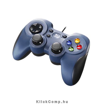 Gamepad Vezetékes Logitech F310 USB kék/fekete fotó, illusztráció : 940-000135