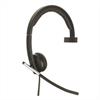 Fejhallgató Logitech H650e USB fekete vezetékes mono headset                                                                                                                                            