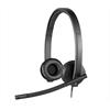 Headset Logitech H570e USB fekete vezetkes