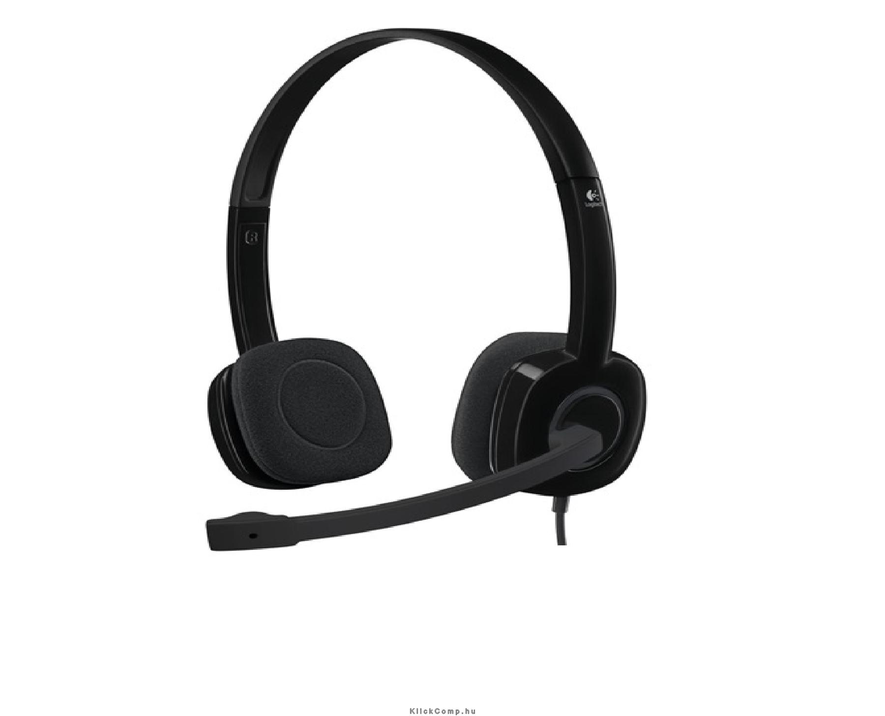 Vezetékes headset Logitech H151 fotó, illusztráció : 981-000589