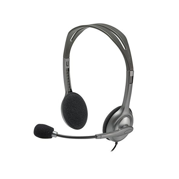 Fejhallgató mikrofonos Logitech H111 stereo fotó, illusztráció : 981-000594