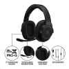 Fejhallgató Logitech G433 Vezetékes USB/3,5mm Jack Dolby DTS 7.1 hangerőszabályzó fekete