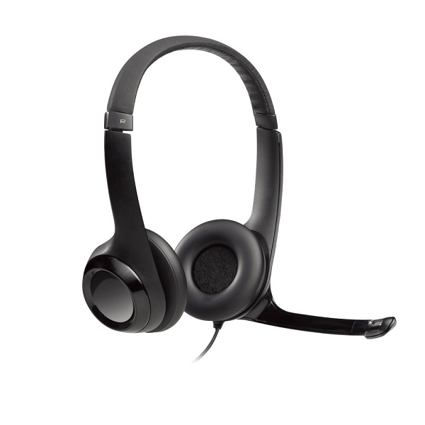 Fejhallgató mikrofonos Logitech headset H390 USB fotó, illusztráció : 981-000803