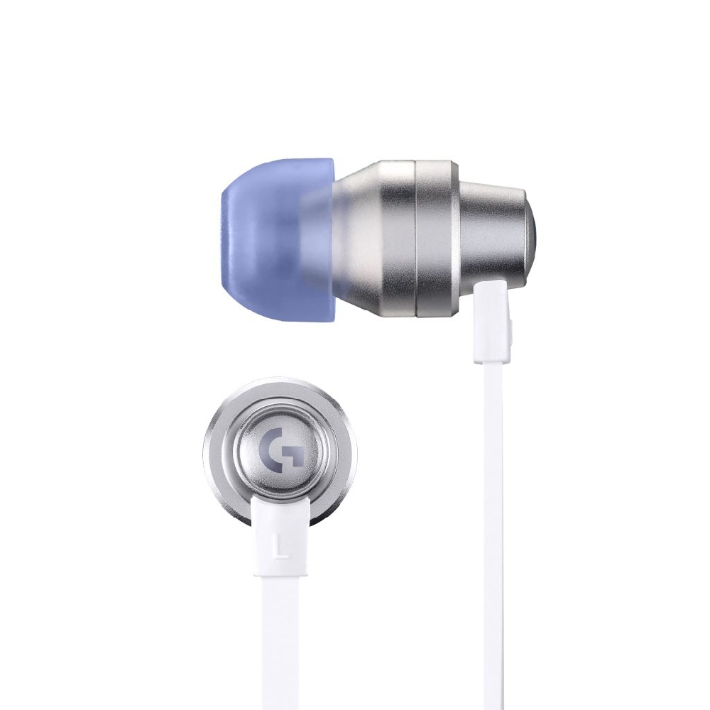 Fejhallgató Logitech G333 mikrofonos fehér gamer fülhallgató fotó, illusztráció : 981-000930