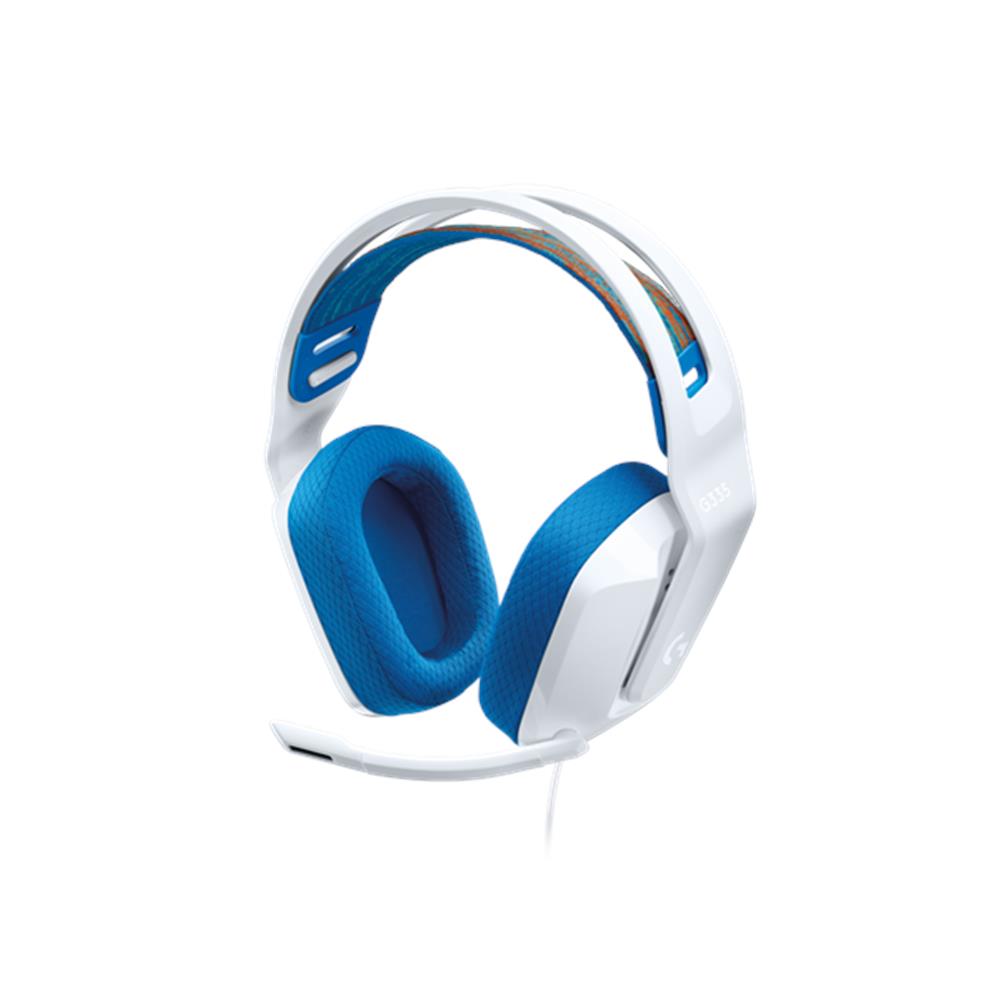 Fejhallgató Logitech G335 fehér gamer headset fotó, illusztráció : 981-001018