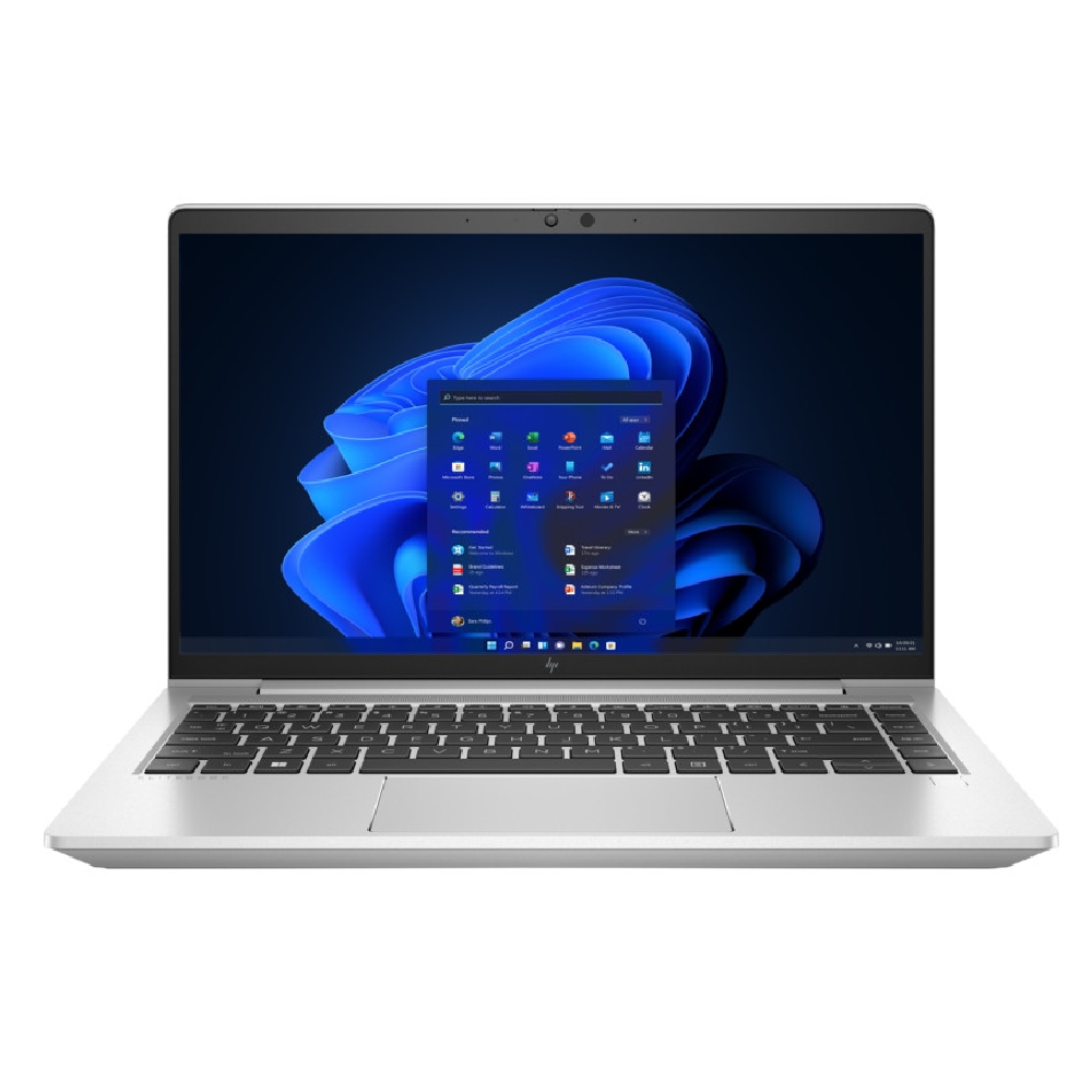 HP EliteBook laptop 14  FHD i5-1235U 8GB 512GB IrisXe W11Pro ezüst HP EliteBook fotó, illusztráció : 9G2B1ET