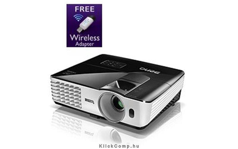 MW665 WXGA projektor DLP, 3D; 3200 AL; 13,000:1; 10000hSmartEco, HDMI, USB/LAN fotó, illusztráció : 9H.J9W77.13E