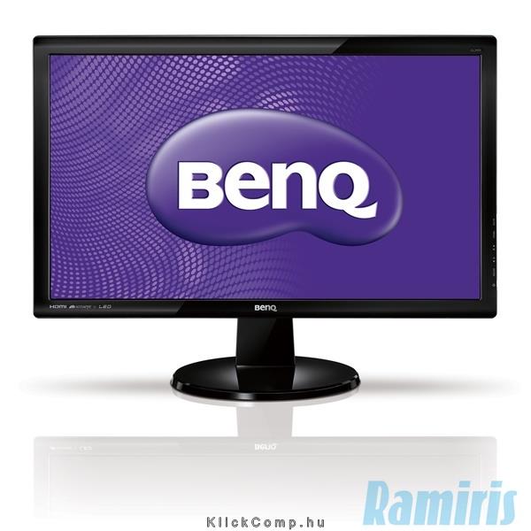 Monitor 24  FHD 1920x1080 2ms D-Sub DVI HDMI Speaker BenQ GL2450HE fotó, illusztráció : 9H.L7CLA.3BE