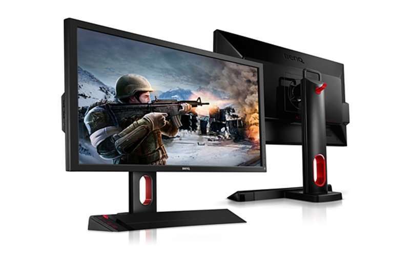 24 16:9 XL2420T 120Hz 3D LED monitor TN panel, Black/red, 2ms FHD,DCR:12M:1,D-s fotó, illusztráció : 9H.L7PLB.QBE