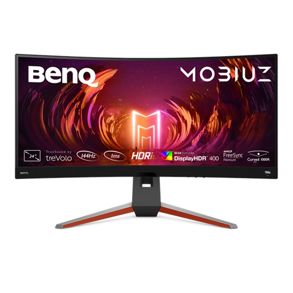 Monitor 34  3440x1440 VA VGA HDMI DP BenQ EX3410R fotó, illusztráció : 9H.LKKLA.TBE