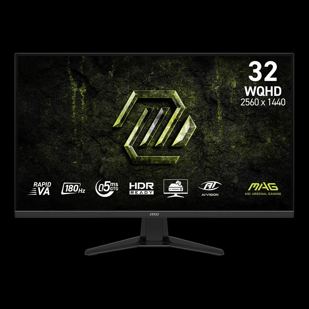 Monitor 31,5  2560x1440 VA 180Hz 0,5ms 2x HDMI, DP fotó, illusztráció : 9S6-3DE11M-001