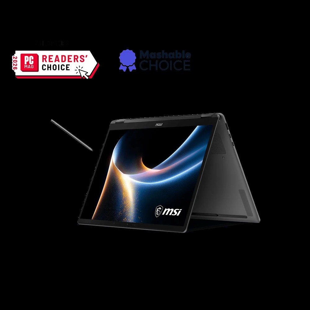 MSI Business laptop 14  1920x1200 Ultra 9 386H 32GB 2TB Win11 fotó, illusztráció : 9S7-14T233-232