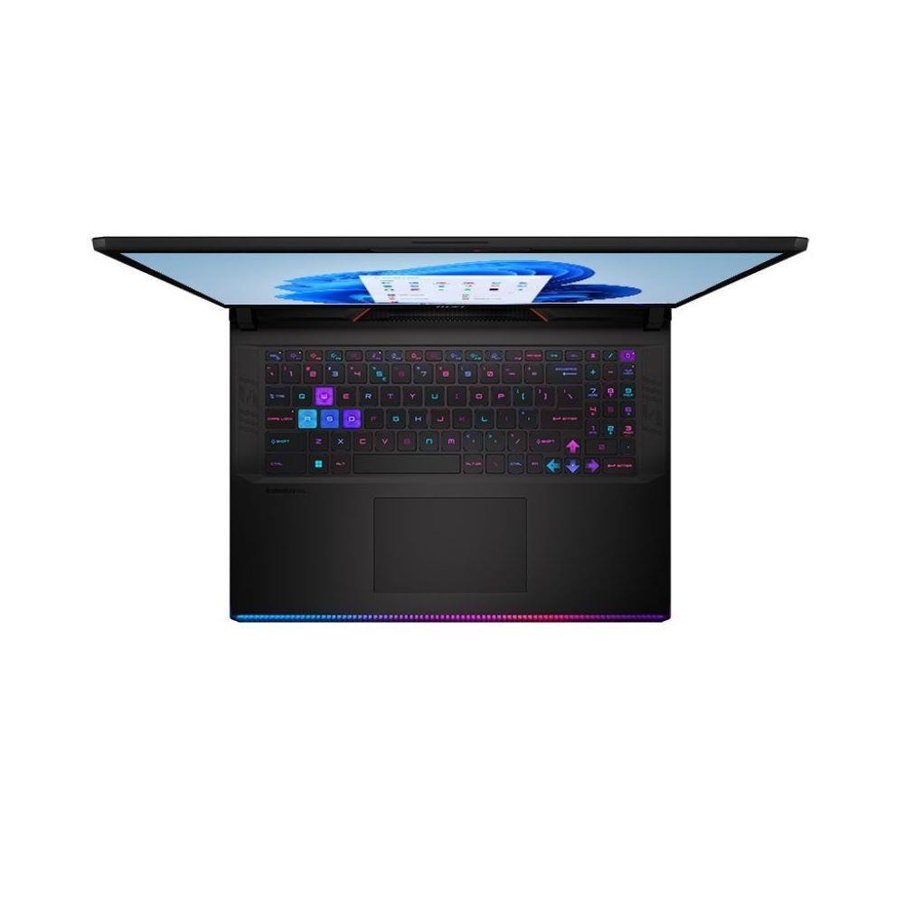 MSI Raider Laptop 16  3840x2400, Intel Core i9, fekete fotó, illusztráció : 9S7-15M131-463