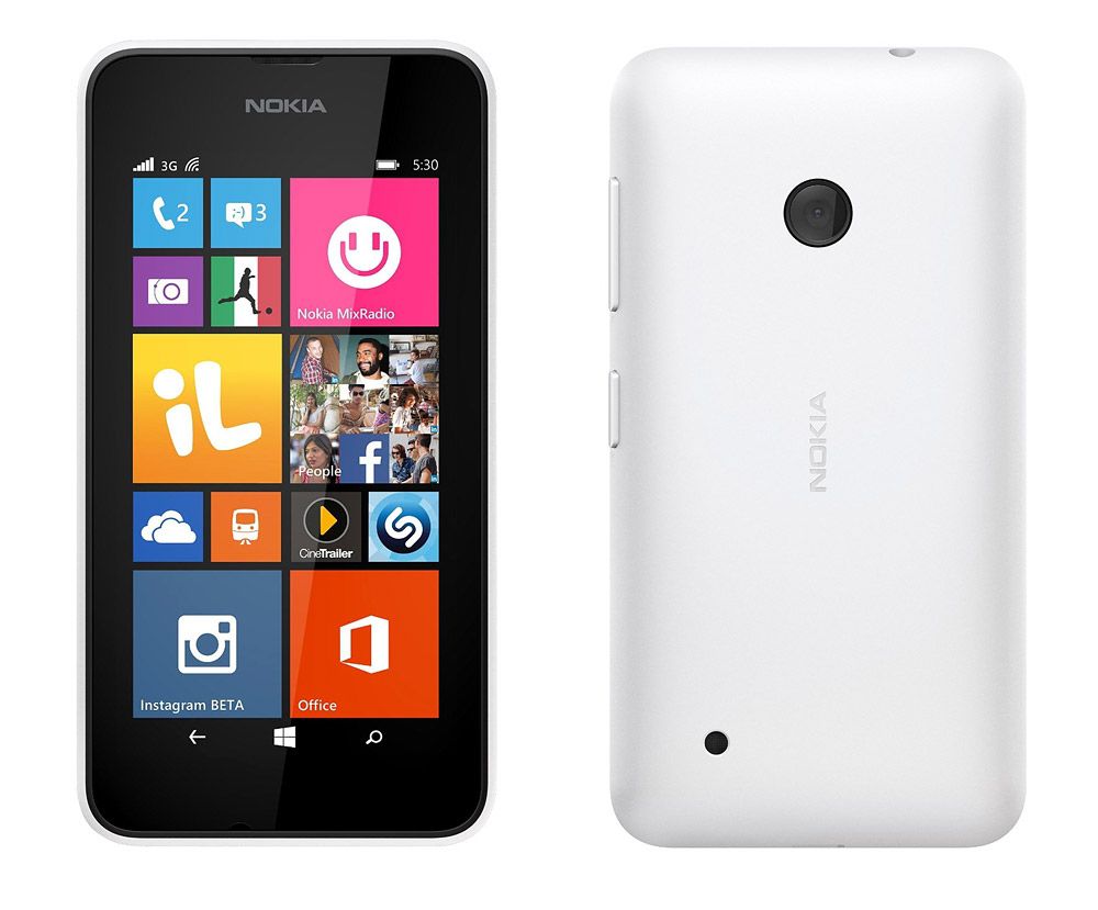 Nokia Lumia 530 DS White fotó, illusztráció : A00020869