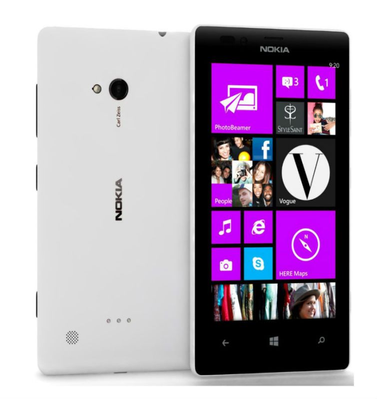 Nokia Lumia 730 DS mobiltelefon White fotó, illusztráció : A00021630