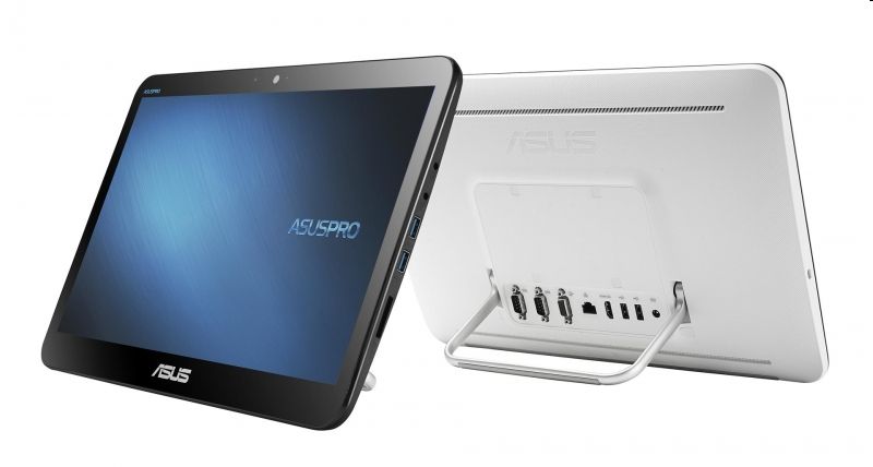 ASUS AIO számítógép 15,6  HD+ Multi-touch J3160 4GB 128GB SSD No ODD DOS  Fehér fotó, illusztráció : A4110-WD041M