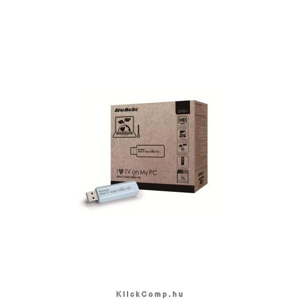 Digtális TV Tuner HD AVerTV (DVB-T, USB 2.0, Távirányító) AverMedia A835 Volar fotó, illusztráció : A835
