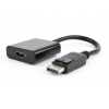 Átalakító Displayport - HDMI M/F adapter 0.1m fekete