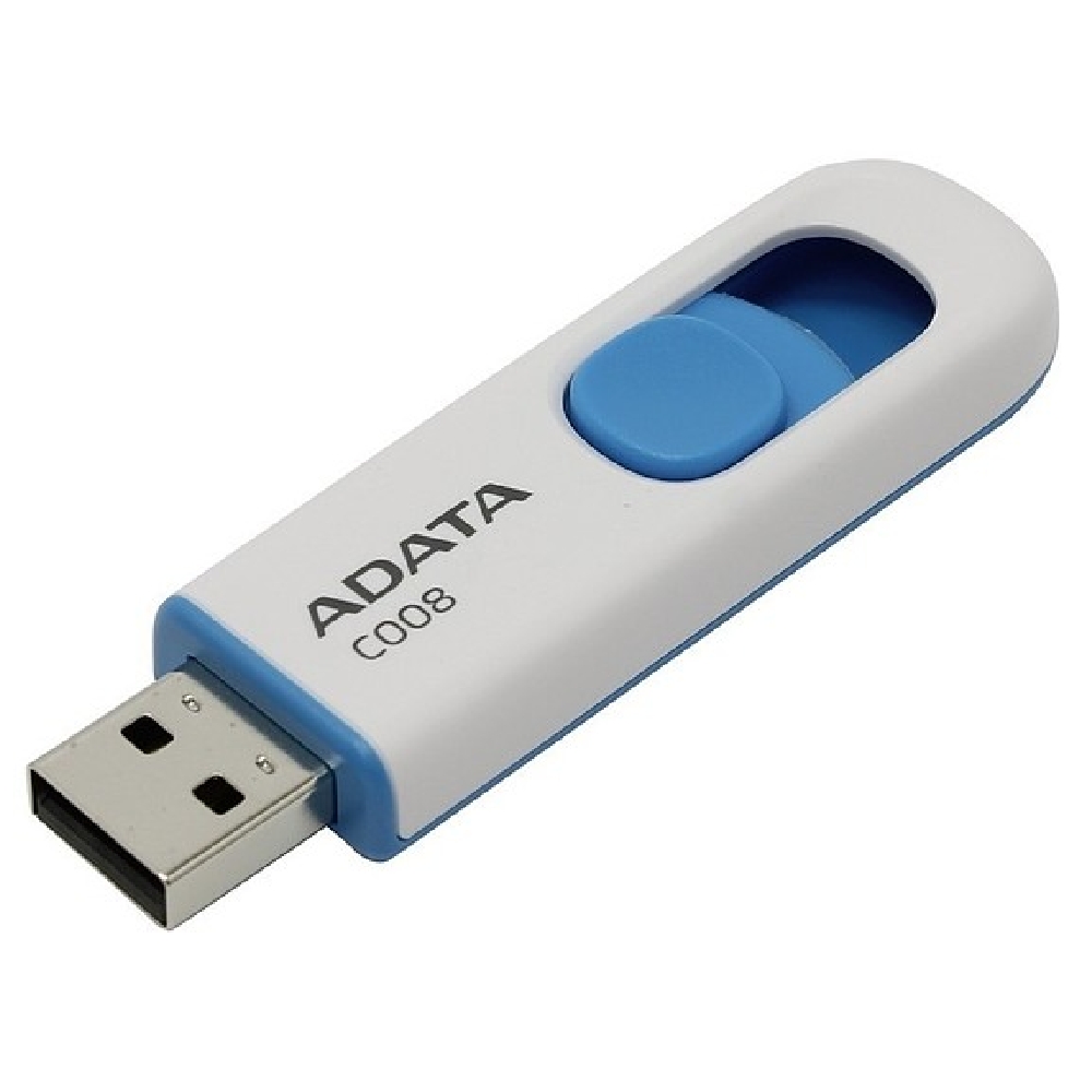 32GB Pendrive USB2.0 fehér Adata C008 fotó, illusztráció : AC008-32G-RWE