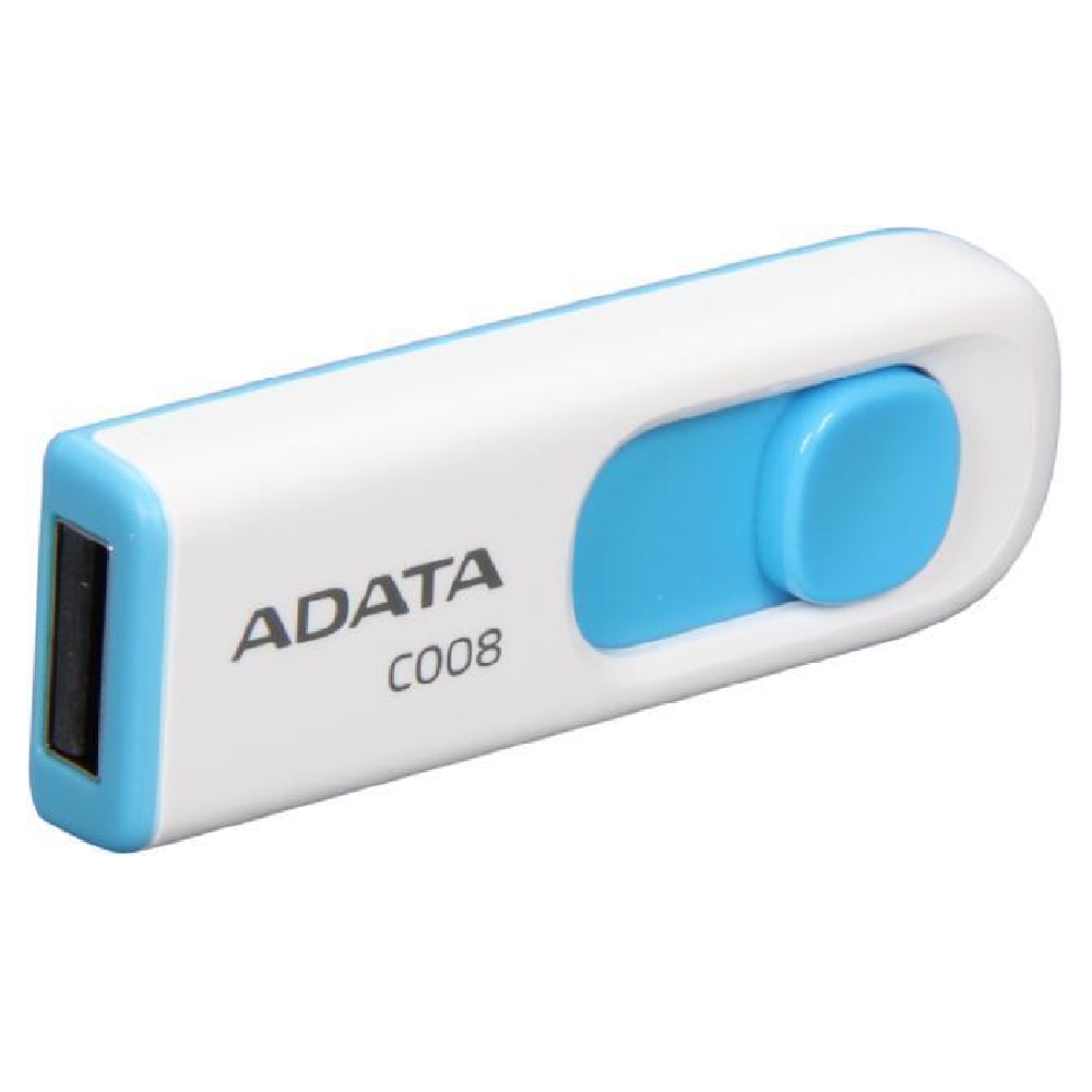 64GB Pendrive USB2.0 fehér Adata C008 fotó, illusztráció : AC008-64G-RWE