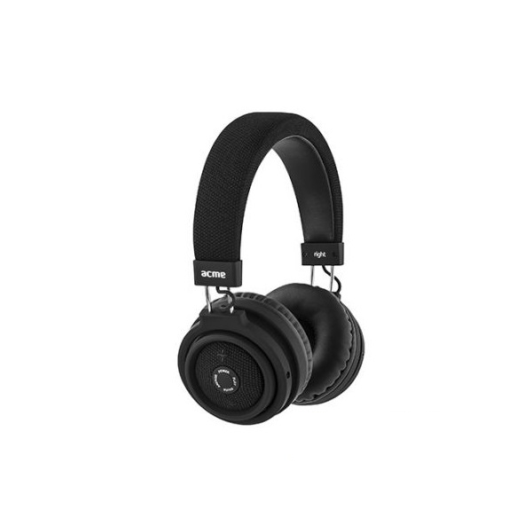 Fejhallgató mikrofonos Bluetooth Acme BH60 fekete - Már nem forgalmazott termék fotó, illusztráció : ACME-BH60