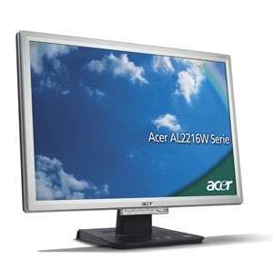 ACER LCD Monitor 22  AL2216WBS 1680x1050, 5ms, ezüst  (3 év gar) - Már nem forg fotó, illusztráció : ACR ET.E16WE.B06