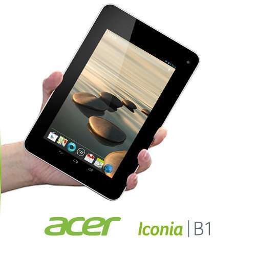 ACER Tablet B1-710-83171G00nw, 7  WSVGA 1024*600 TFT LCD, MKT plat. Dual Core, fotó, illusztráció : ACR-NT.L1NEE.001