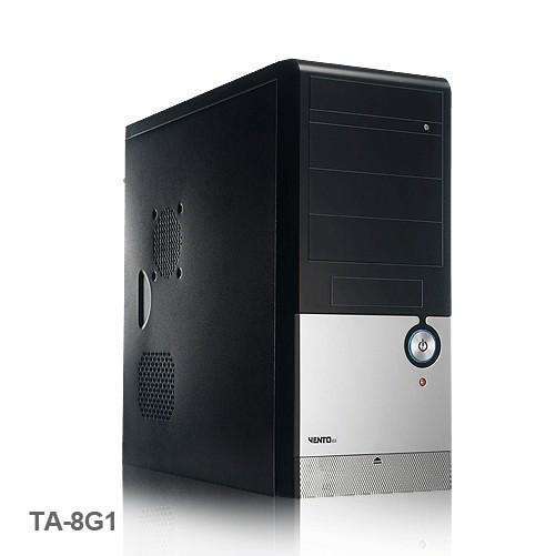 ASUS TA8G1 számítógépház Táp nélkül fekete/ezüst fotó, illusztráció : ACTA8G1