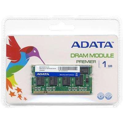 RAM 1GB DDR 400MHz notebook memória PC3200 A-Data Tech  (élettartam) - Már nem fotó, illusztráció : AD1S400A1G3-R