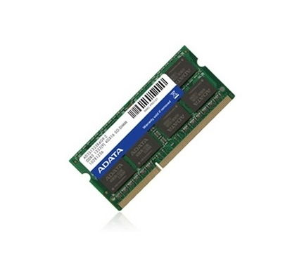 2GB DDR3 notebook memória 1333MHz ADATA fotó, illusztráció : AD3S1333C2G9-S