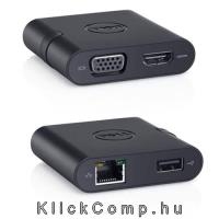 USB3.0 to HDMI - VGA - Ethernet - USB2.0, Dell Adapter fotó, illusztráció : ADAPT-DA100