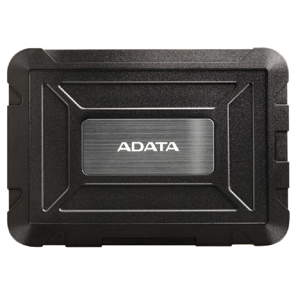 külső ház HDD-SSD 2.5  USB-A 3.2, Max. 7-9,5 mm ADATA fekete fotó, illusztráció : AED600-U31-CBK