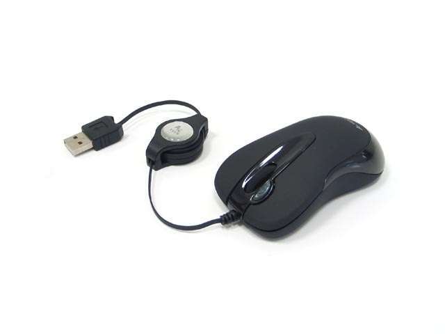 mini opt.egér fekete USB A4Tech fotó, illusztráció : AEX560MDFEK