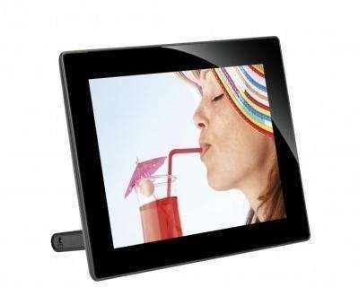 8  fekete digitális képkeret 1 év szerviz fotó, illusztráció : AF7088MT