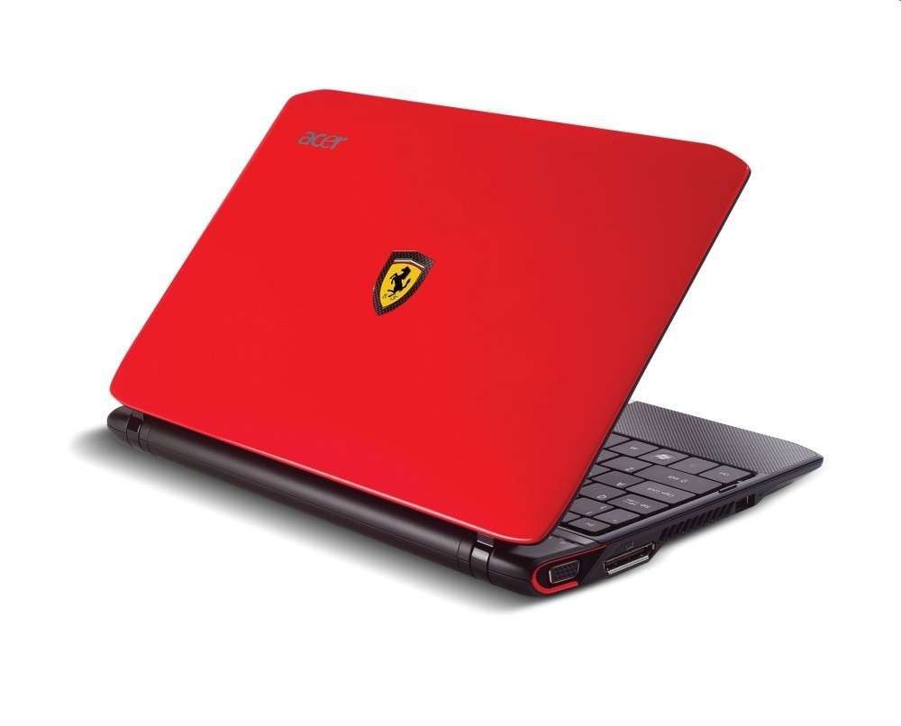 Acer FERRARI ONE 200 netbook 11.6  AMD Athlon Dual Core L310 1.2GHz 3GB 250GB W fotó, illusztráció : AFO200-313G25NW7P