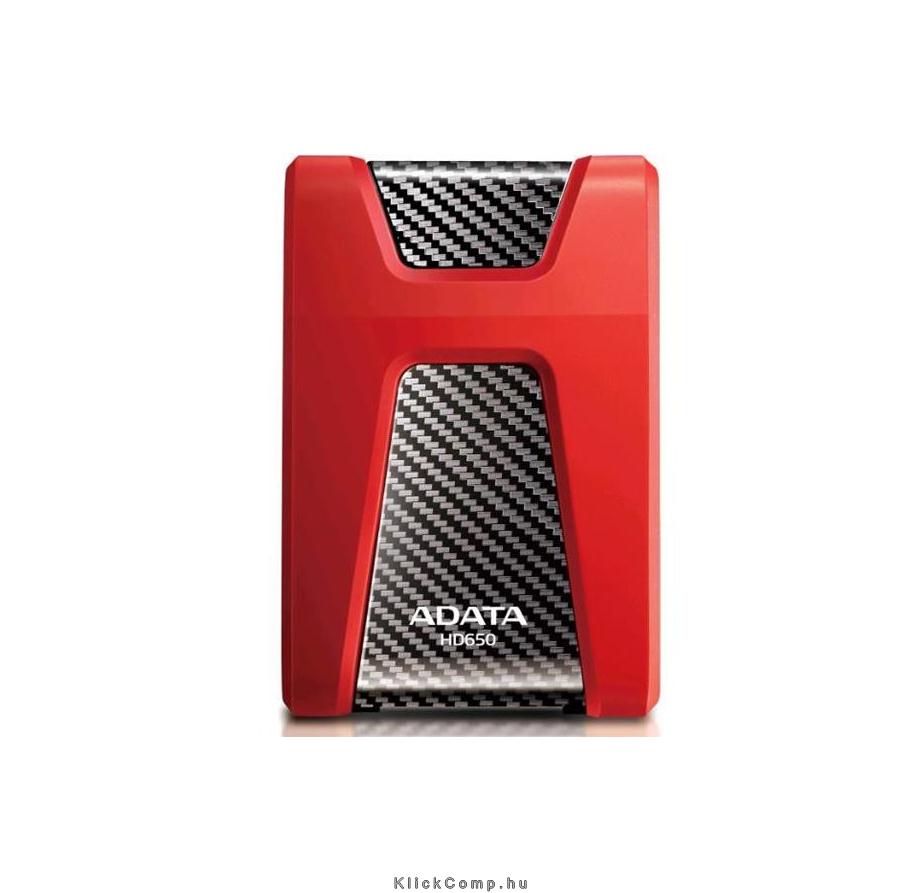 500GB külső HDD 2,5  USB3.0 piros ütésálló HD650 winchester fotó, illusztráció : AHD650-500GU3-CRD