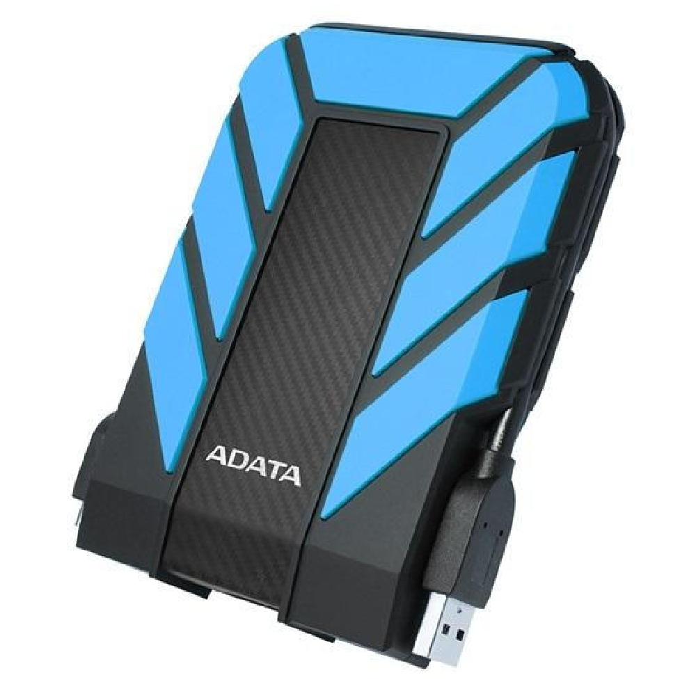 1TB külső HDD 2,5  USB3.1 ütés és vízálló kék ADATA AHD710P külső winchester fotó, illusztráció : AHD710P-1TU31-CBL