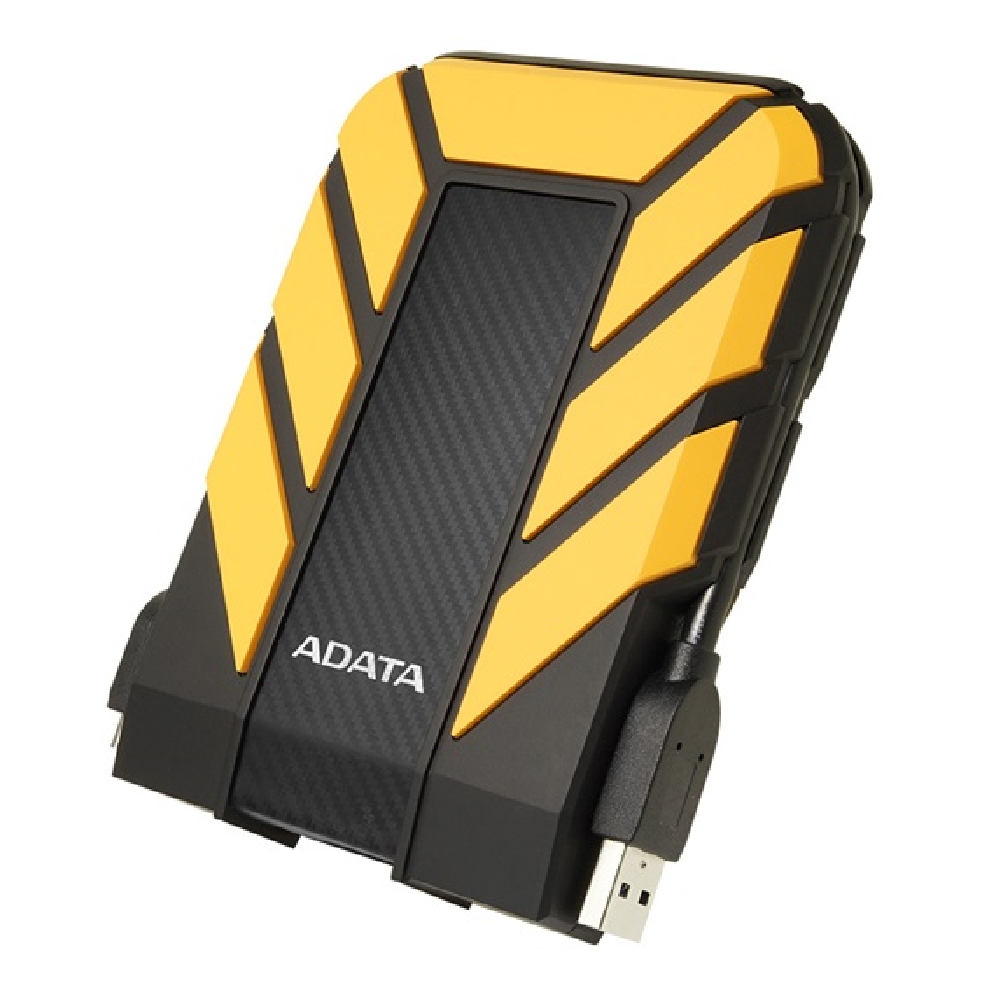 1TB külső HDD 2,5  USB3.1 ütés és vízálló sárga ADATA AHD710P külső winchester fotó, illusztráció : AHD710P-1TU31-CYL