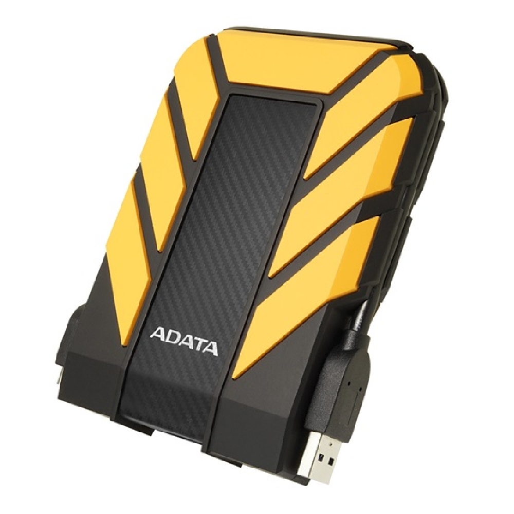 2TB külső HDD 2,5  USB3.1 ütés és vízálló sárga ADATA AHD710P külső winchester fotó, illusztráció : AHD710P-2TU31-CYL