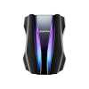 1TB külső HDD 2,5" USB3.2 RGB ütés és vízálló fekete külső winchester ADATA AHD770G