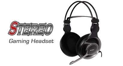 Gaming mikrofonos fejhallgato+sza A4Tech fotó, illusztráció : AHS100