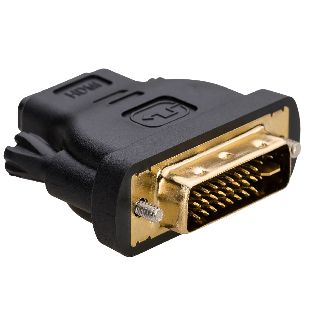 Adapter DVI-I (Dual Link) apa - HDMI anya adapter Akyga AK-AD-03 - Már nem forg fotó, illusztráció : AK-AD-03