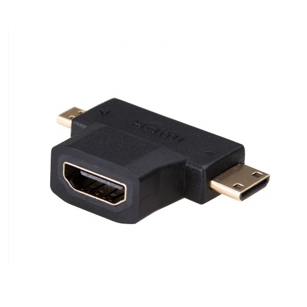 HDMI - miniHDMI - microHDMI átalakító adapter Akyga fotó, illusztráció : AK-AD-23