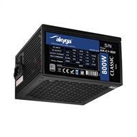 Akyga tápegység 800W 12cm 80+ AKYGA