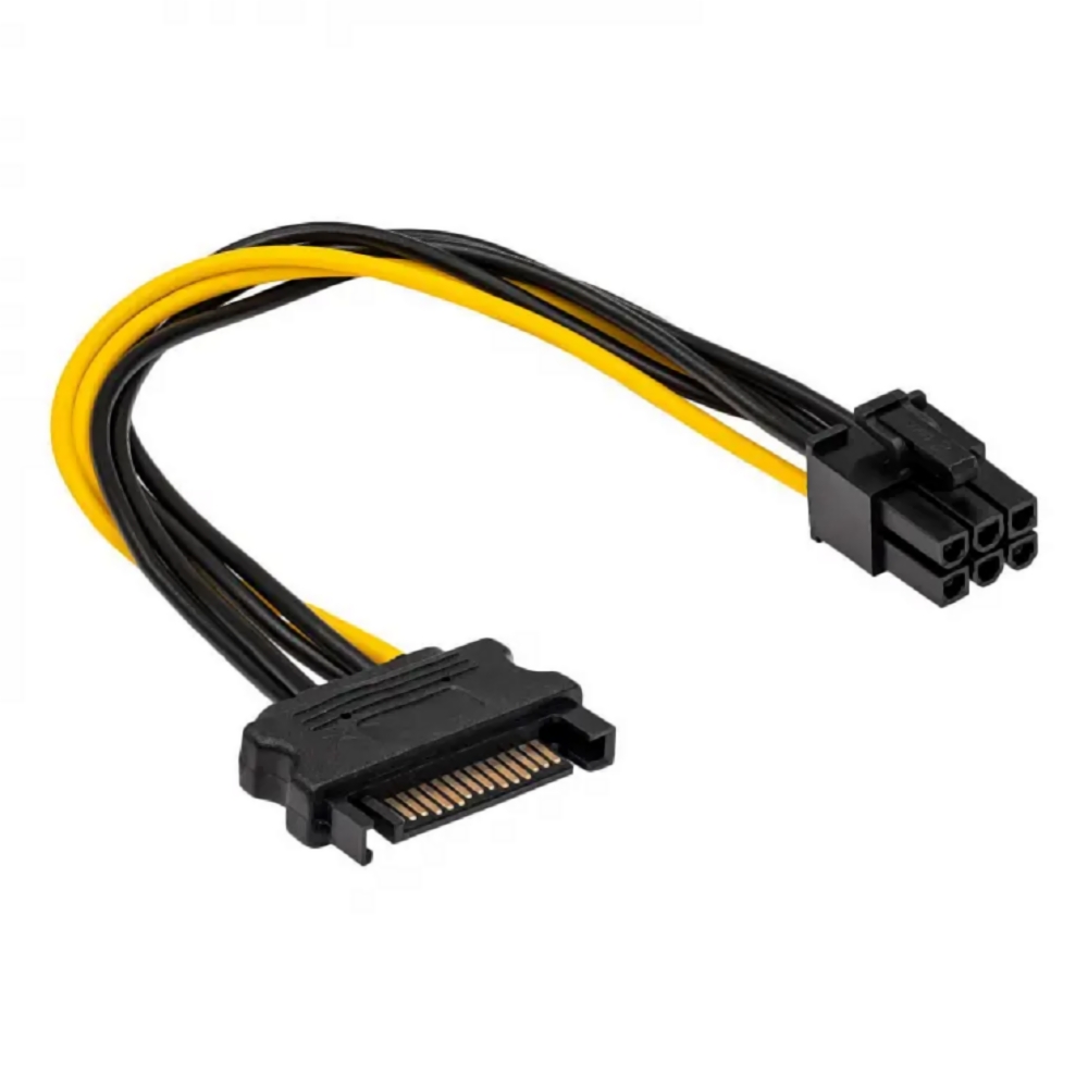 Kábel átalakító SATA to PCIExpress 6-pin fotó, illusztráció : AK-CA-30